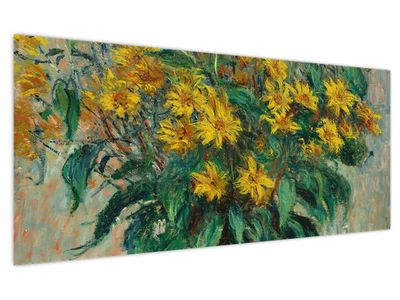 Tablou - Claude Monet, Jerusalem Artichoke Flowers, reproducere