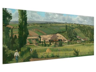 Obraz - Camille Pissarro, Landscape at Les Pâtis, Pontoise, reprodukce