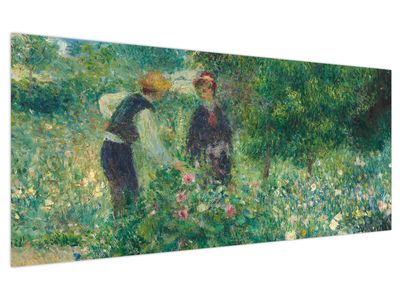 Tablou - Auguste Renoir, Picking Flowers, reproducere