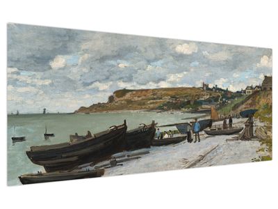 Tablou - Claude Monet, Sainte Adresse, reproducere