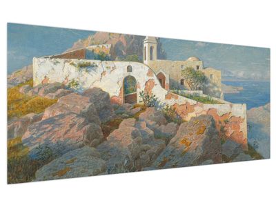 Tablou - William Stanley Haseltine, Santa Maria a Cetrella, Anacapri, reproducere