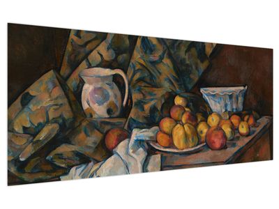 Tablou - Paul Cézanne, Still Life with Apples and Peaches, reproducere