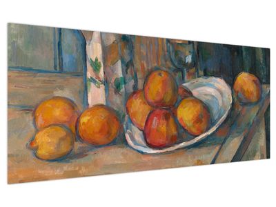 Tablou - Paul Cézanne, Still Life with Milk Jug and Fruit, reproducere