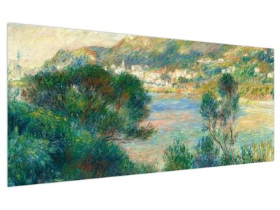 Tablou - Auguste Renoir, View of Monte Carlo from Cap Martin, reproducere