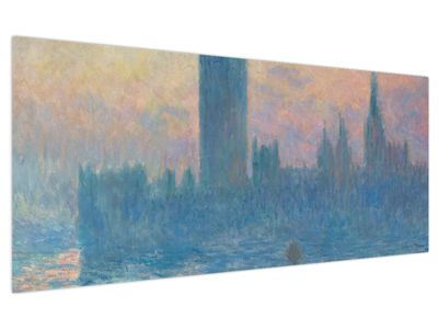 Tablou - Claude Monet, The Houses of Parliament, Sunset, reproducere