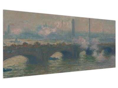 Tablou - Claude Monet, Waterloo Bridge, Gray Day, reproducere