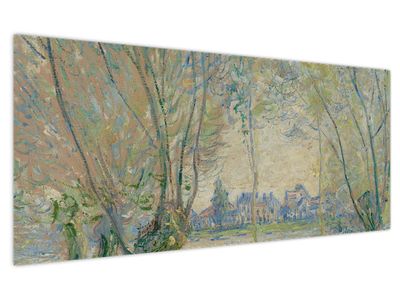 Tablou - Claude Monet, Woman Seated under the Willows, reproducere