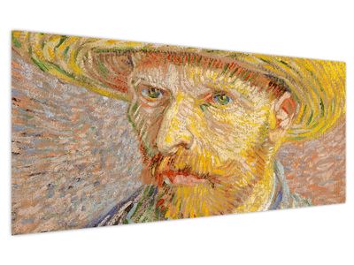 Tablou - Vincent van Gogh, Self-Portrait with a Straw Hat (The Potato Peeler), reproducere