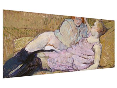 Tablou - Henri de Toulouse-Lautrec, The Sofa, reproducere