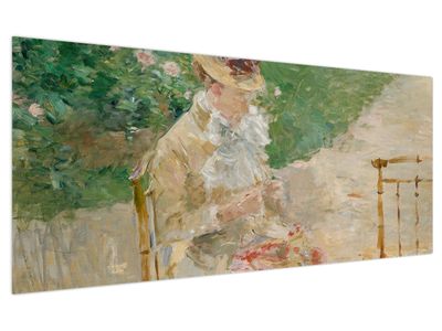 Tablou - Berthe Morisot, Young Woman Knitting, reproducere