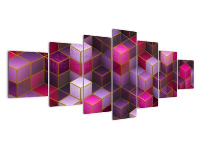 Tablou - Cuburi violet