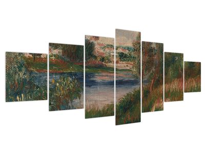 Obraz - Auguste Renoir, Landscape at Vetheuil, reprodukcje