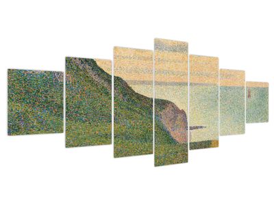 Slika - Georges Seurat, Seascape at Port-en-Bessin, Normandy, reprodukcije