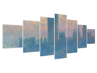 Tablou - Claude Monet, The Houses of Parliament, Sunset, reproducere