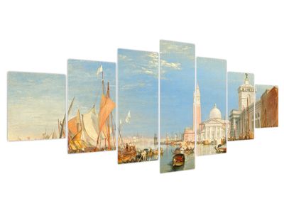 Tablou - Joseph Mallord William Turner, Venice the Dogana and San Giorgio Maggiore, reproducere