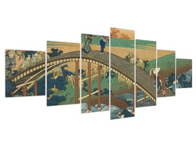 Slika - Katsushika Hokusai, Ariwara no Narihirafrom the series One Hundred, Poems Explained by the Nurse (Hyakunin isshu uba ga etoki), reprodukcije