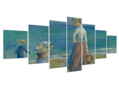 Obraz - Auguste Renoir, Figures on the Beach, reprodukcje