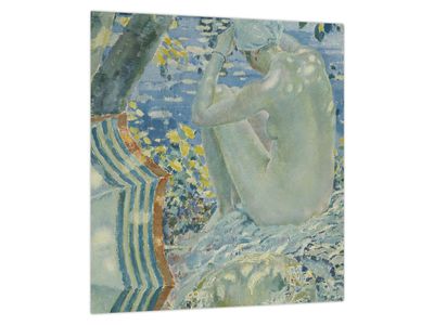 Obraz - Frederick Carl Frieseke, On the Bank, reprodukcia