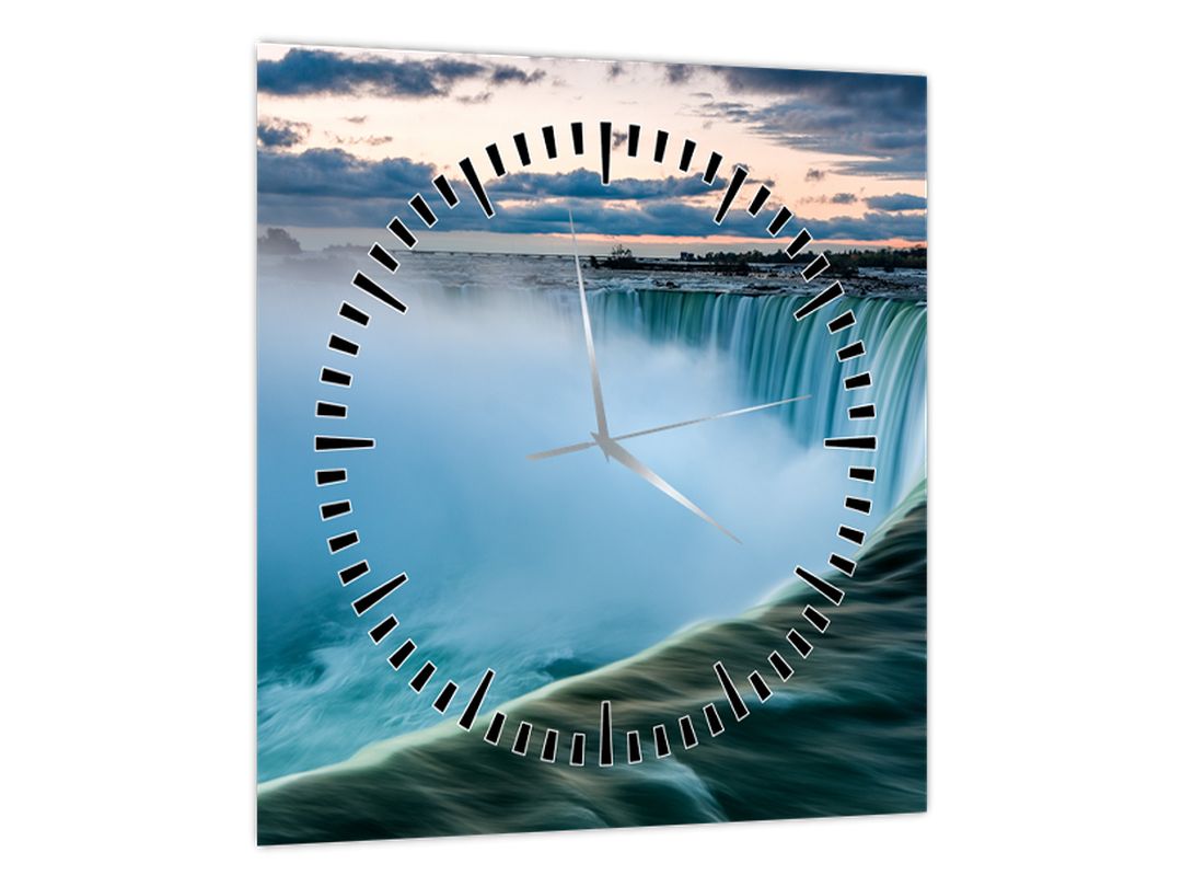 Obraz vodopádů (s hodinami) (V020541V3030C)