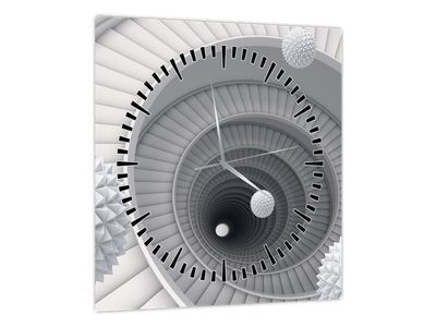 Obraz 3D abstrakcie (s hodinami) (V020975V3030C)