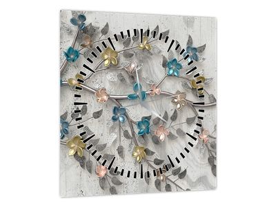 Tablou - Pe creangă - abstract (cu ceas) (V021346V3030C)