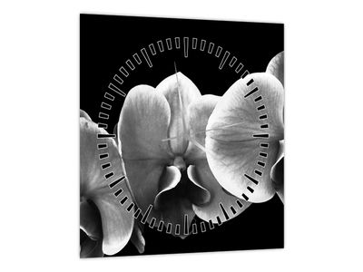 Tablou floare de orhidee (cu ceas) (V022015V3030C)