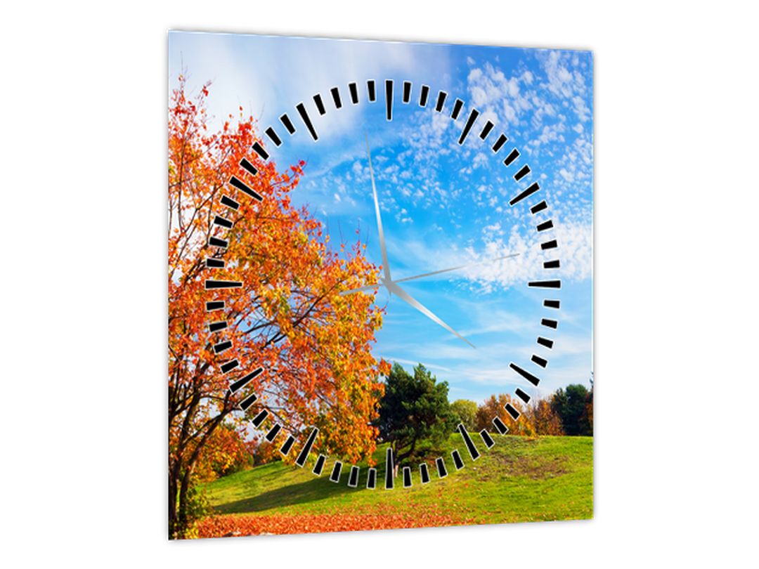 Obraz - Podzimní krajina (s hodinami) (V022539V3030C)