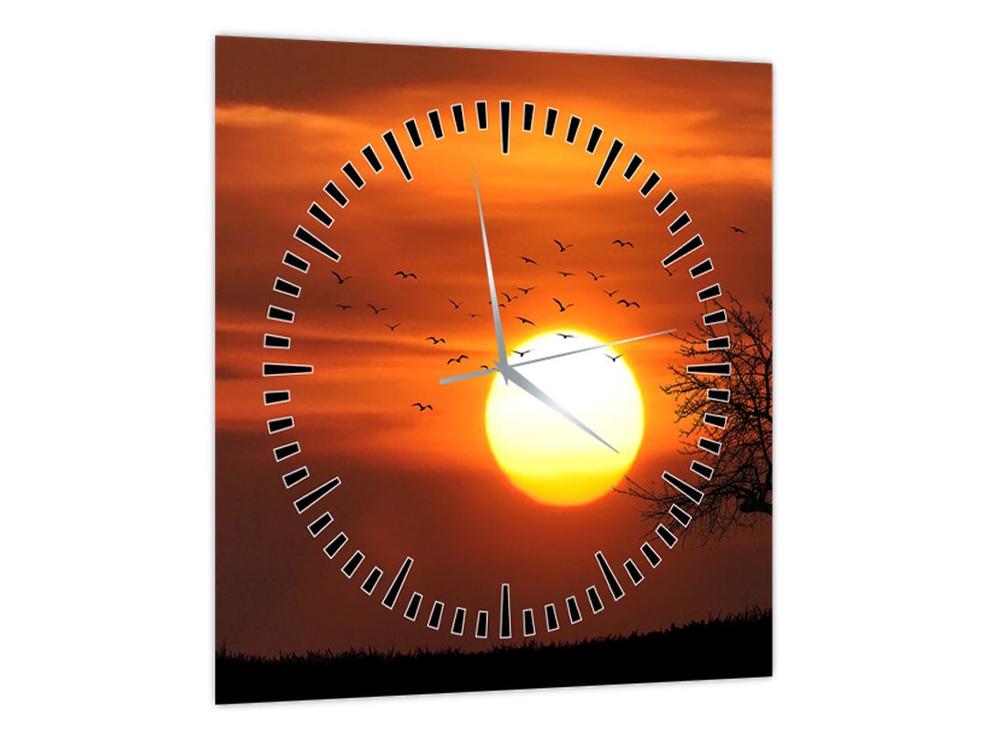 Obraz - Západ slunce (s hodinami) (V022546V3030C)