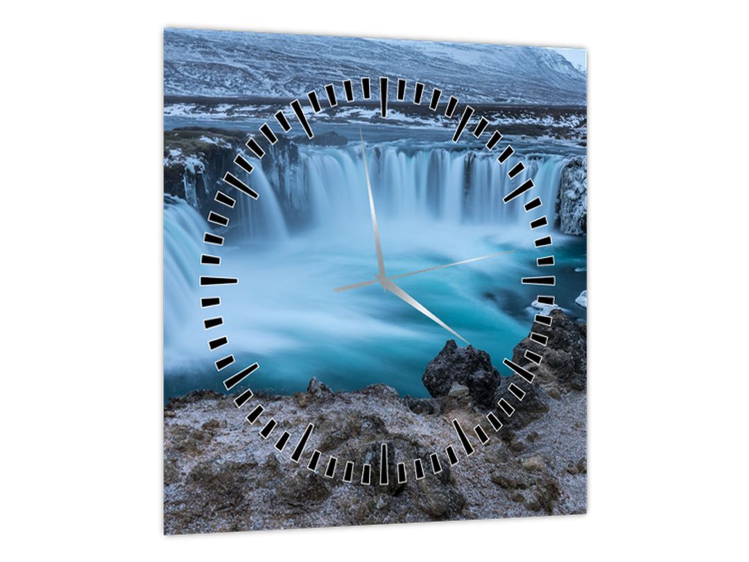 Obraz - Výhled na vodopády (s hodinami) (V022555V3030C)