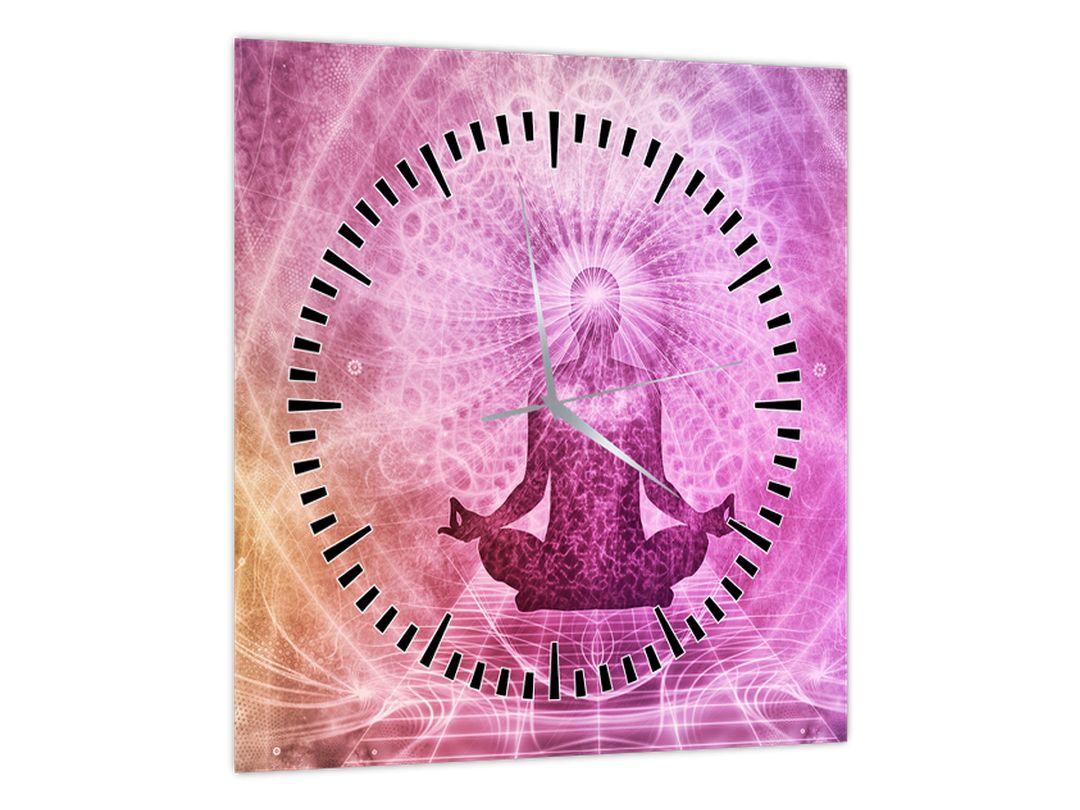 Obraz - Meditační aura (s hodinami) (V022752V3030C)