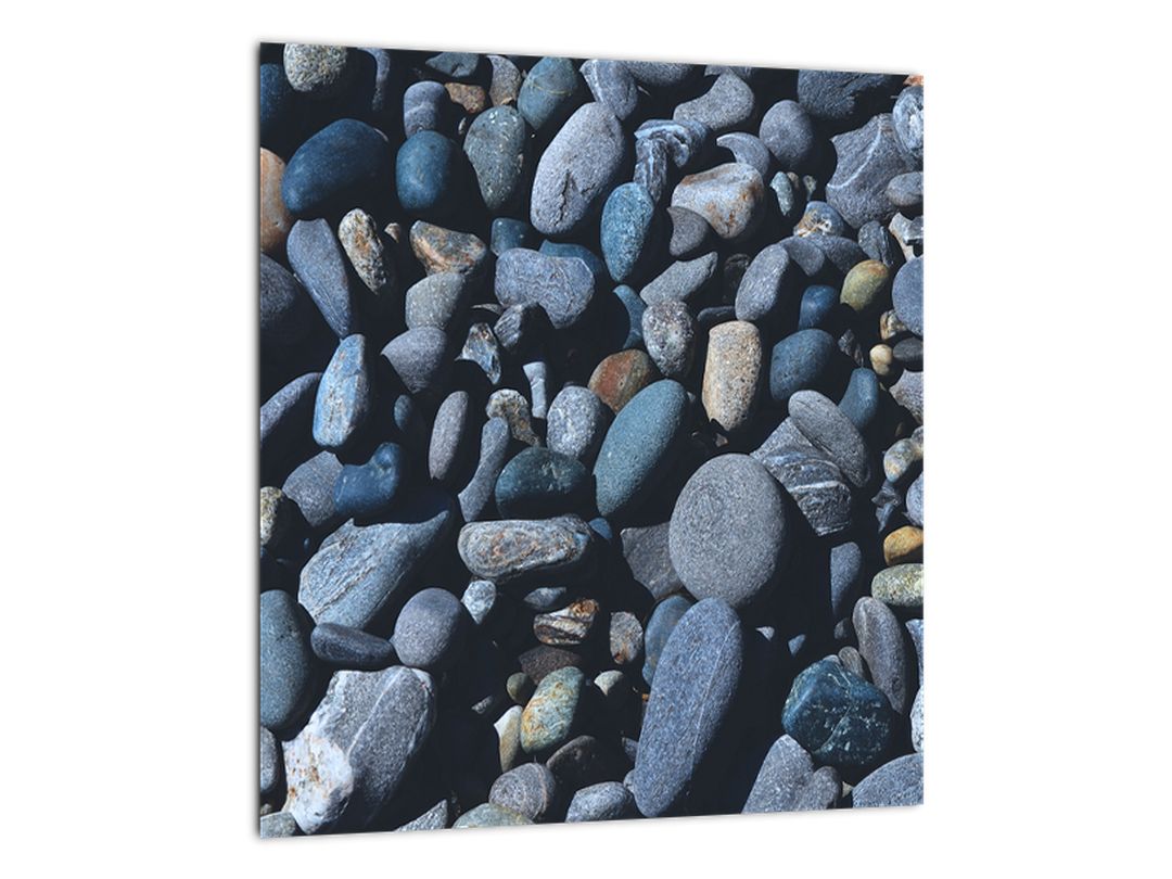 Skleněný obraz plážových oblázků (V020016V3030GD)