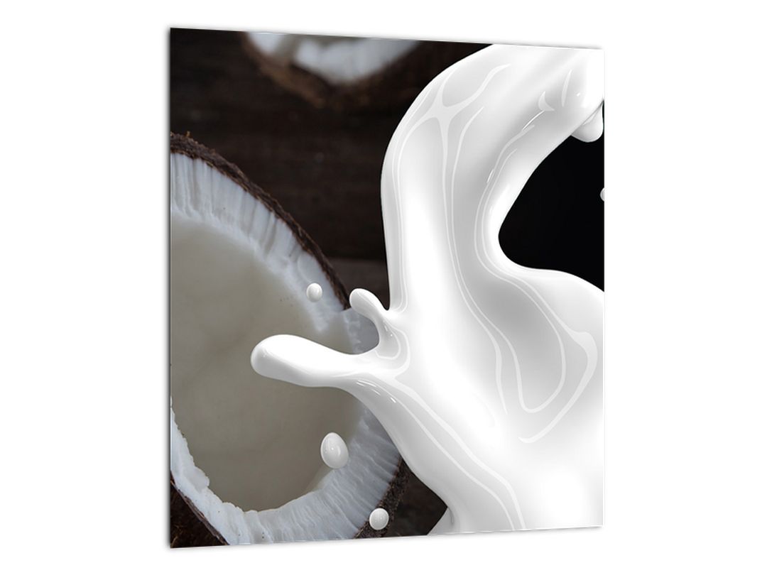 Skleněný obraz - kokosové mléko (V020051V3030GD)