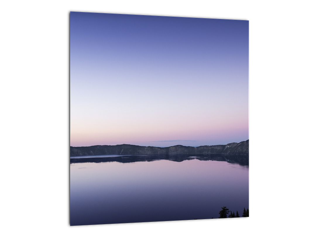 Skleněný obraz jezera (V020220V3030GD)
