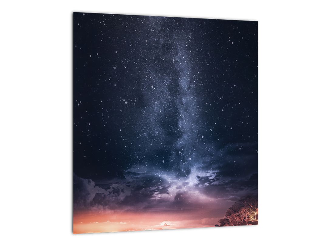 Skleněný obraz hvězdné oblohy (V020385V3030GD)