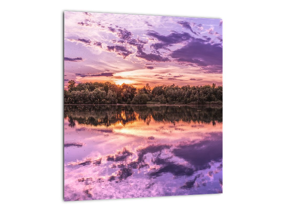 Skleněný obraz fialového nebe (V020537V3030GD)