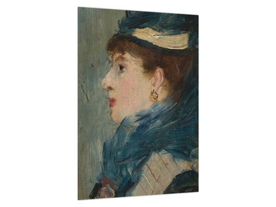 Bild auf Leinwand - Edouard Manet, Portrait of a Lady, Reproduktionen