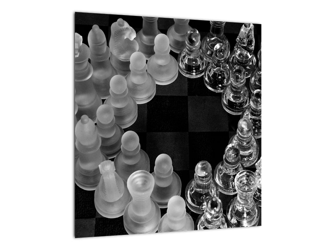Obraz - černobílé šachy (V020598V4040)