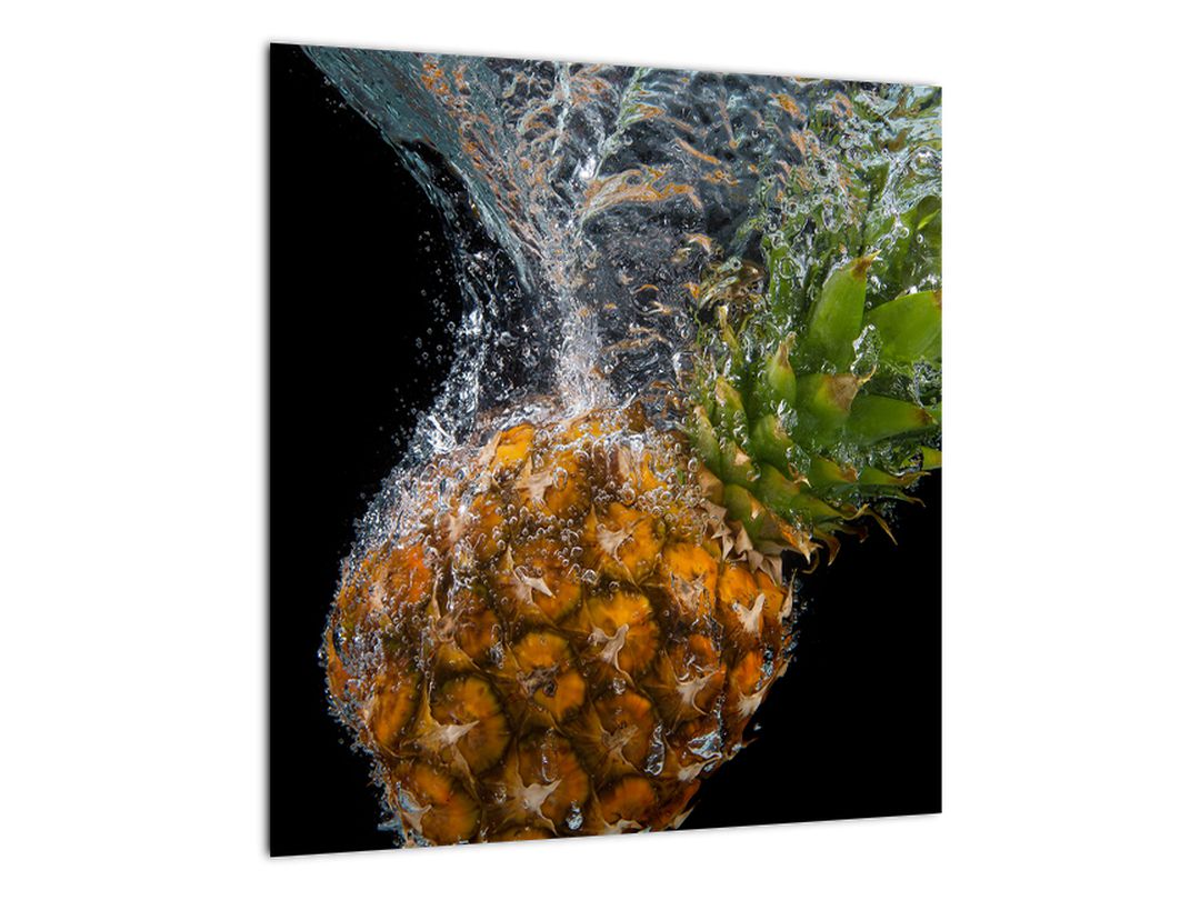 Obraz ananasu ve vodě (V020626V4040)