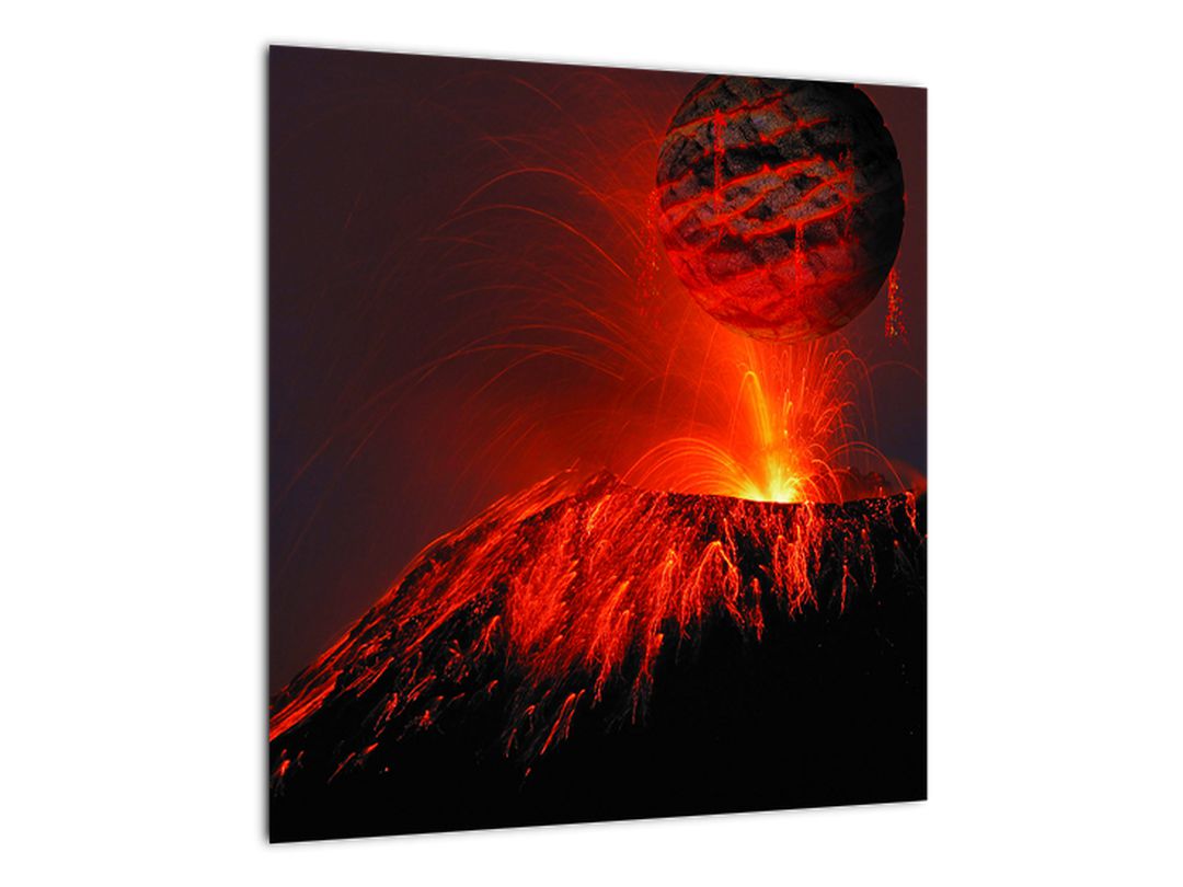 Obraz vulkánu (V020642V4040)