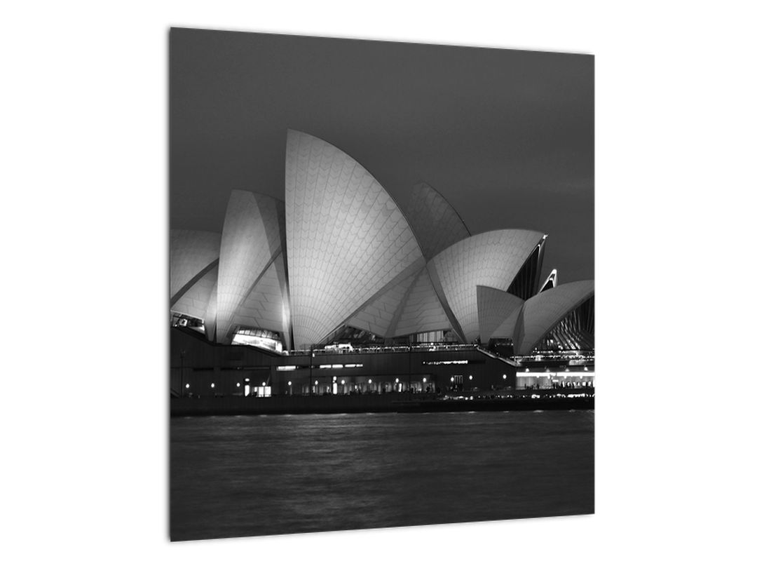 Skleněný obraz Opery v Sydney (V020115V4040GD)