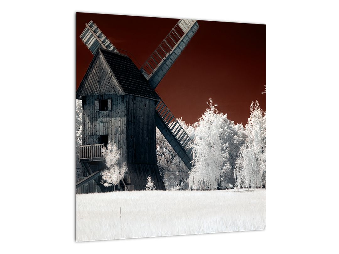 Skleněný obraz mlýna (V022317V4040GD)