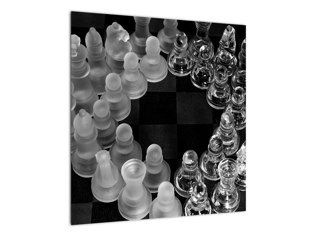 Obraz - černobílé šachy (V020598V5050)