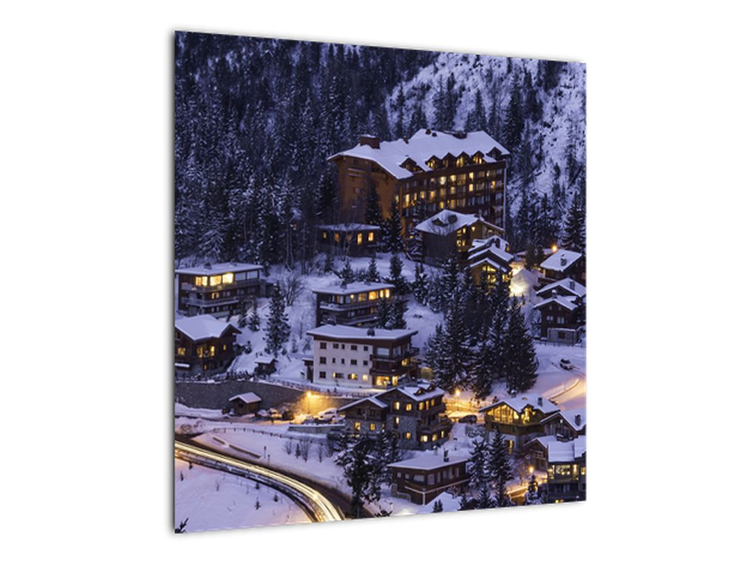 Obraz - horské zimní městečko (V020600V5050)