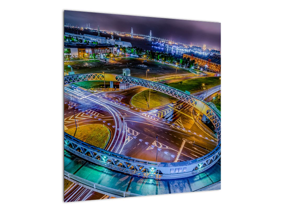 Obraz - panorama nočního města (V020639V5050)