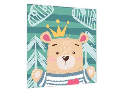 Obraz - Medvídek v lese