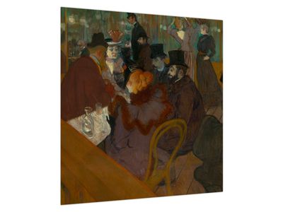 Obraz - Henri de Toulouse-Lautrec, At the Moulin Rouge, reprodukcia