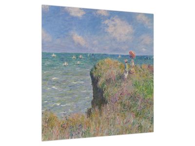 Obraz - Claude Monet, Cliff Walk at Pourville