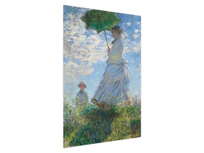 Obraz - Claude Monet, Woman with a Parasol - Madame Monet and Her Son, reprodukcia