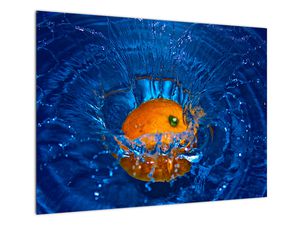 Obraz - pomaranč vo vode