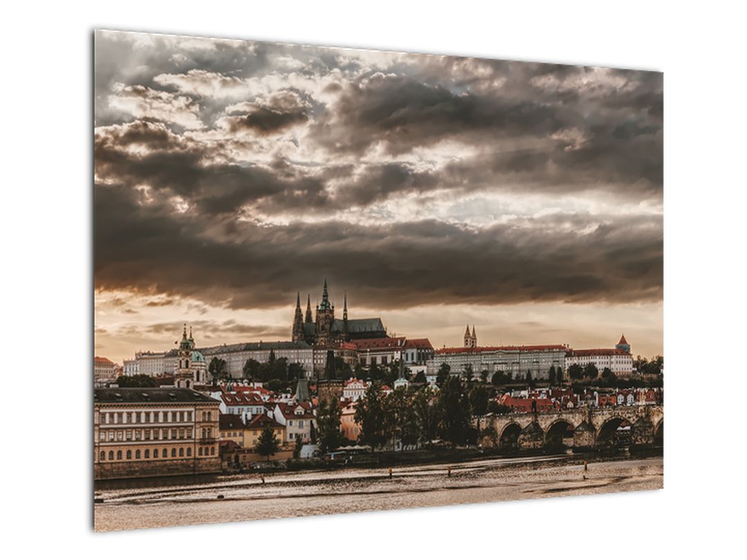 Obraz Pražského hradu v šeru (V020608V7050)